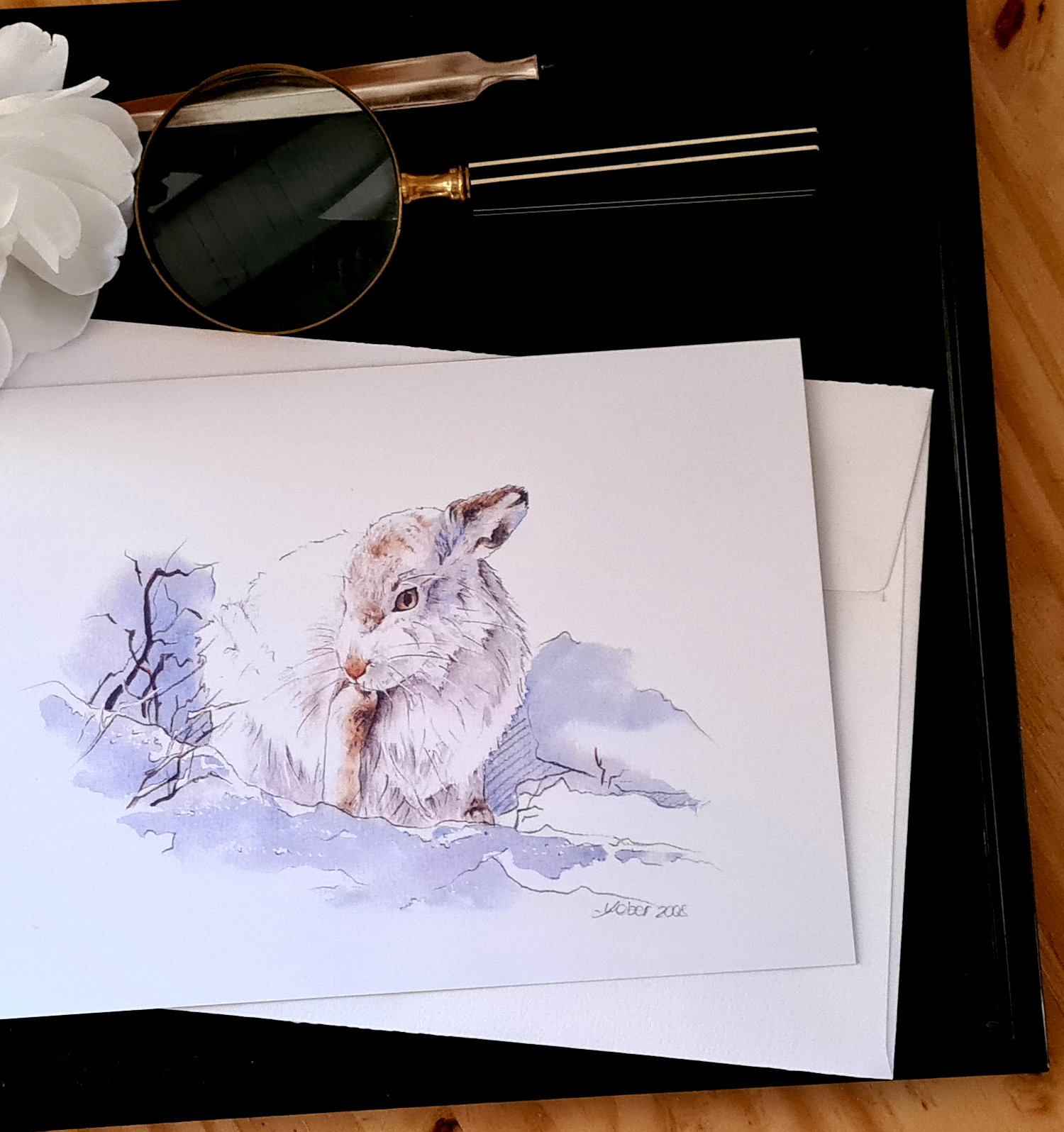 carte blanc comme neige